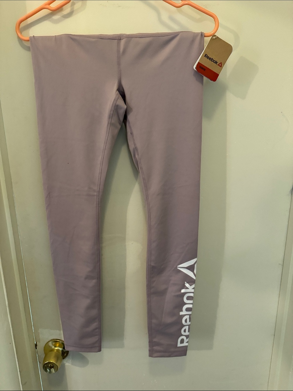 Reebok Lavender Girls' Logo Leggings